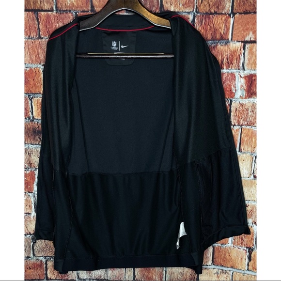 Atlanta Falcons NFL On Field Men’s Black Small Coach Full Zip Football Jacket - Picture 4 of 4